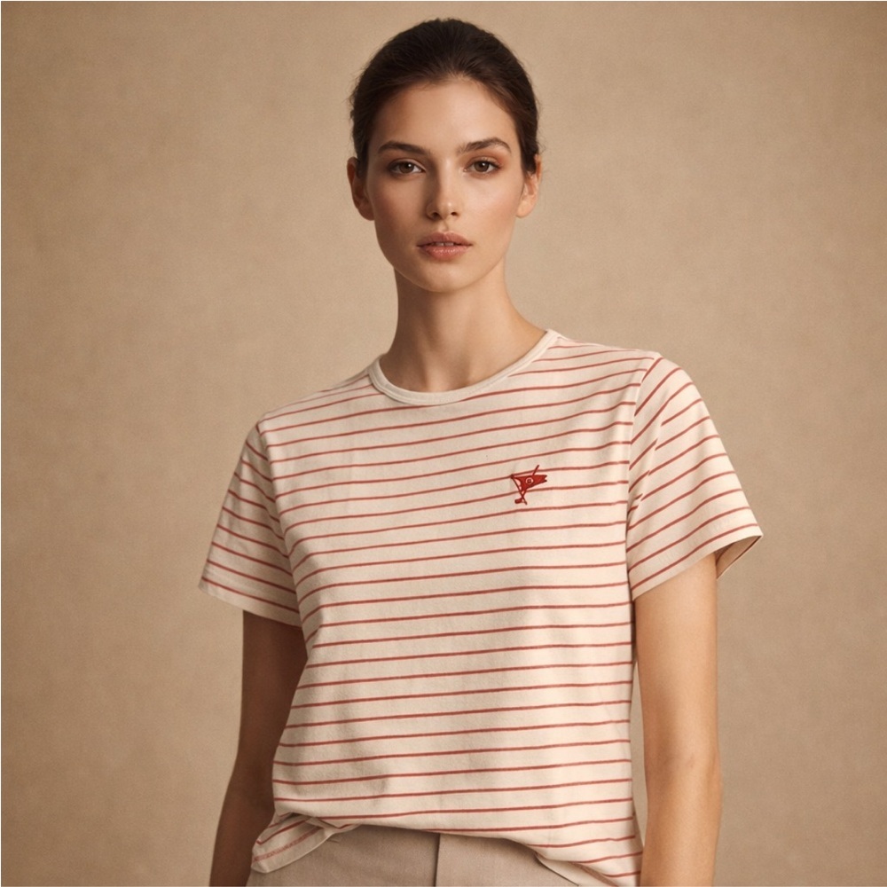 Southpoint Striped Tee – Elevated Everyday Essential (Size M)